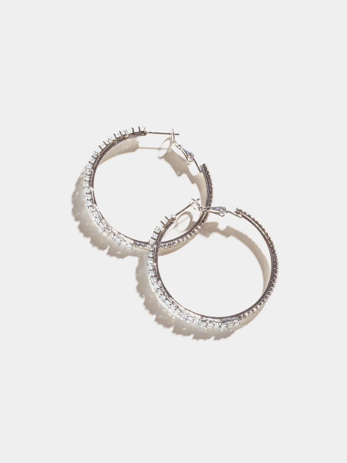 Crystal Hoop Earring sold by Suzy Shier