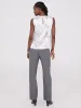 Sleeveless Floral Print Satin Top With Button Details sold by Suzy Shier