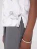 Sleeveless Floral Print Satin Top With Button Details sold by Suzy Shier