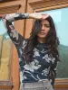 Floral Print Mock Neck Mesh Top sold by Suzy Shier