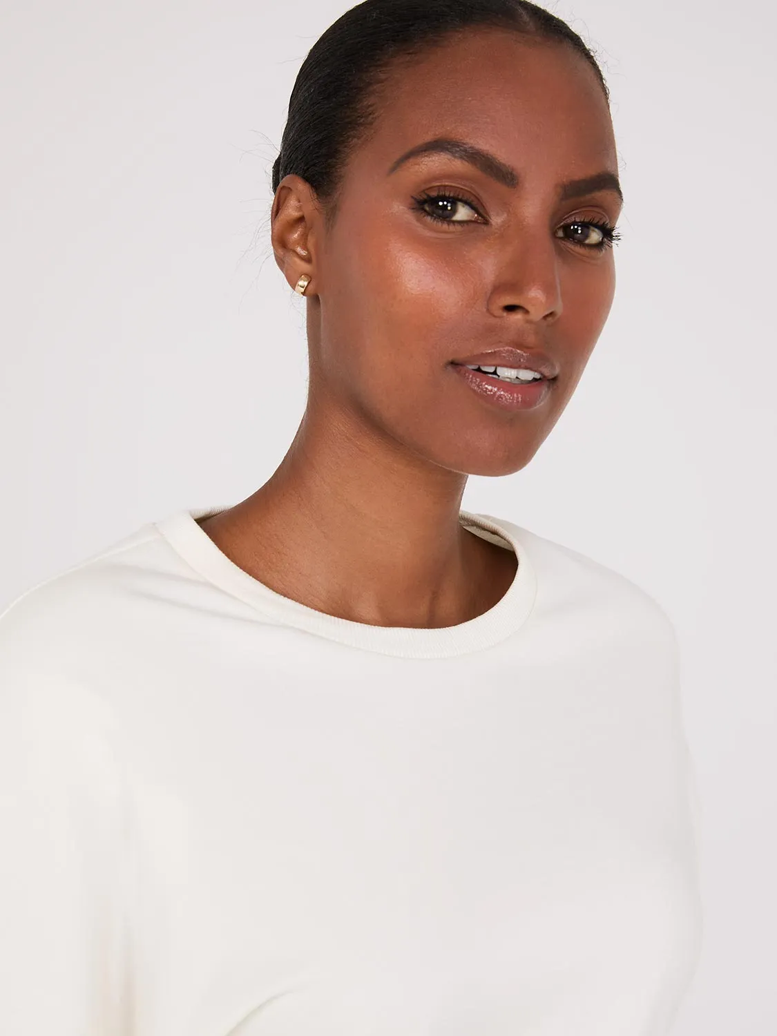 Loose Fit Fleece Sweatshirt sold by Suzy Shier product image thumbnail 3