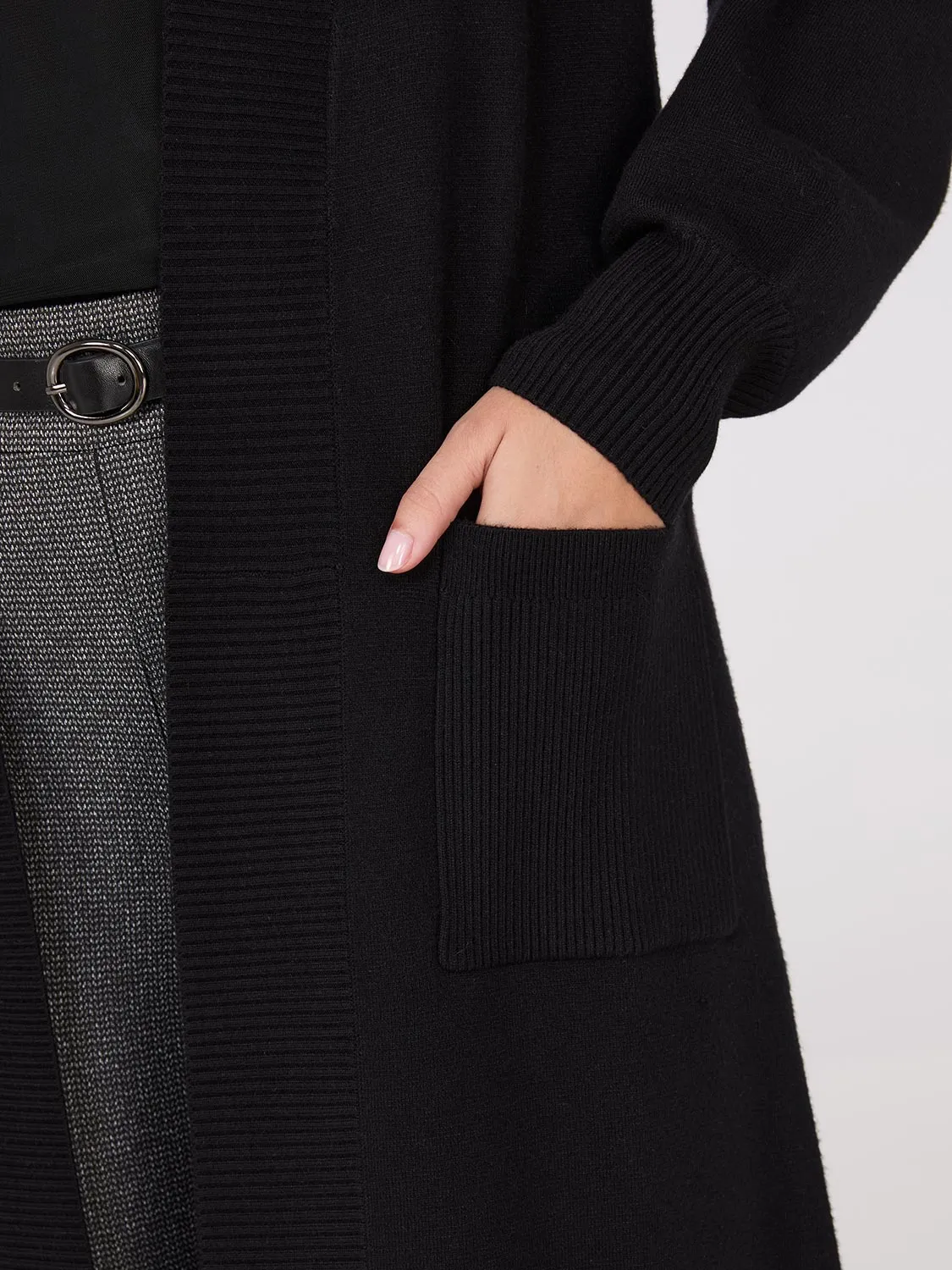 Drop Shoulder Long Duster sold by Suzy Shier product image thumbnail 2