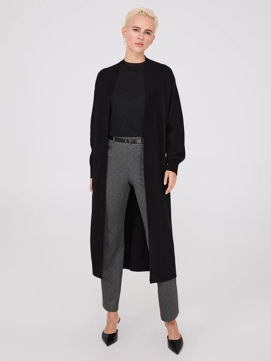 Drop Shoulder Long Duster sold by Suzy Shier product image thumbnail 3