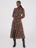 Paisley Print Chiffon Maxi Shirt Dress sold by Suzy Shier