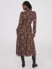 Paisley Print Chiffon Maxi Shirt Dress sold by Suzy Shier