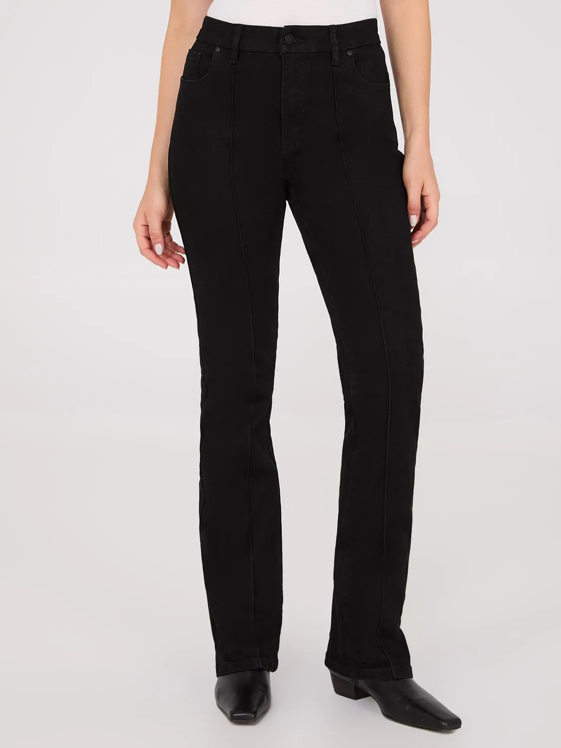 Front Pintuck Bootcut Jeans sold by Suzy Shier product image thumbnail 2