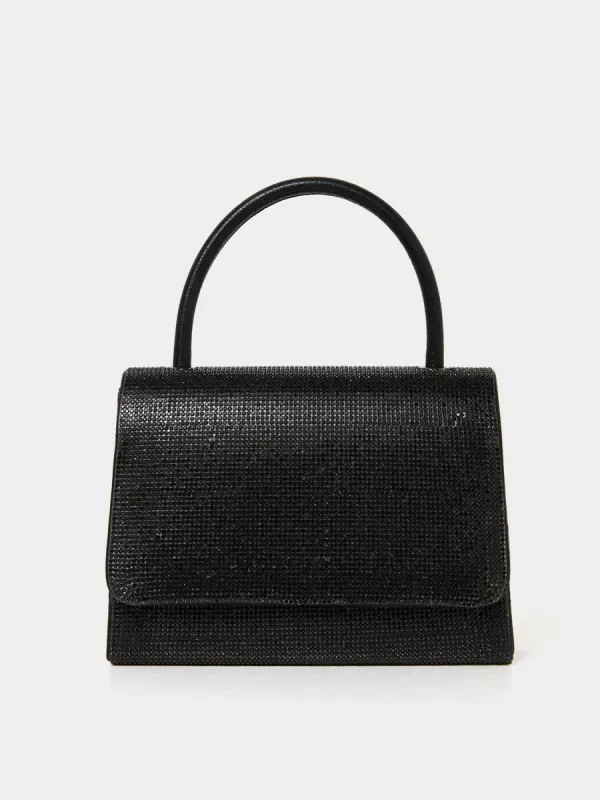 Jewelled Flapover Handbag sold by Suzy Shier
