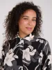 Floral Print Crepe Chiffon Button-Front Blouse sold by Suzy Shier