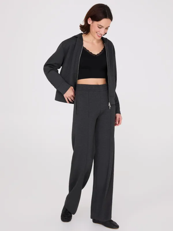 Wide-Leg Front Pintuck Pants sold by Suzy Shier