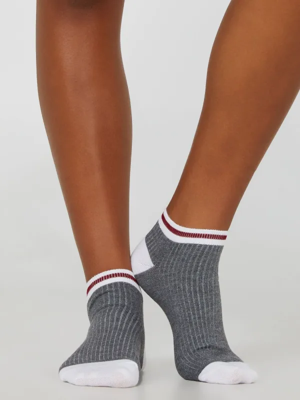 6-Pack Of Chalet Print Mini Socks sold by Suzy Shier