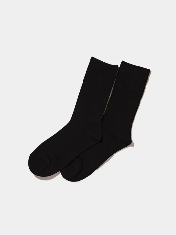 Ribbed Crew Socks sold by Suzy Shier