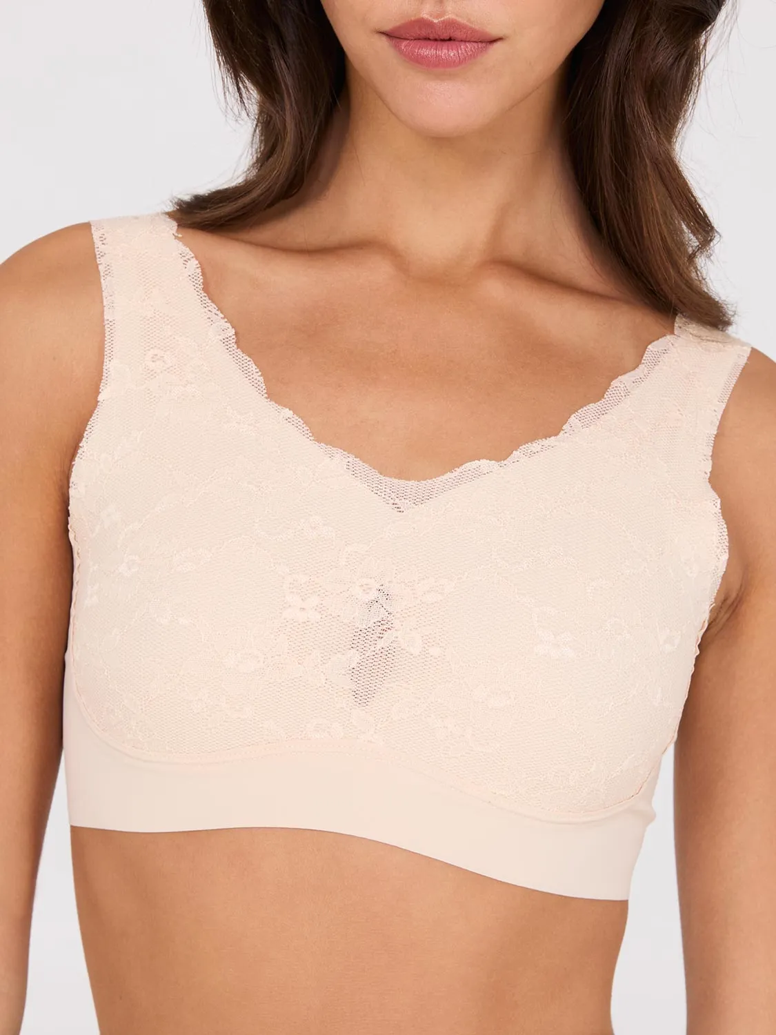 Lace Microfiber Bralette sold by Suzy Shier product image thumbnail 4