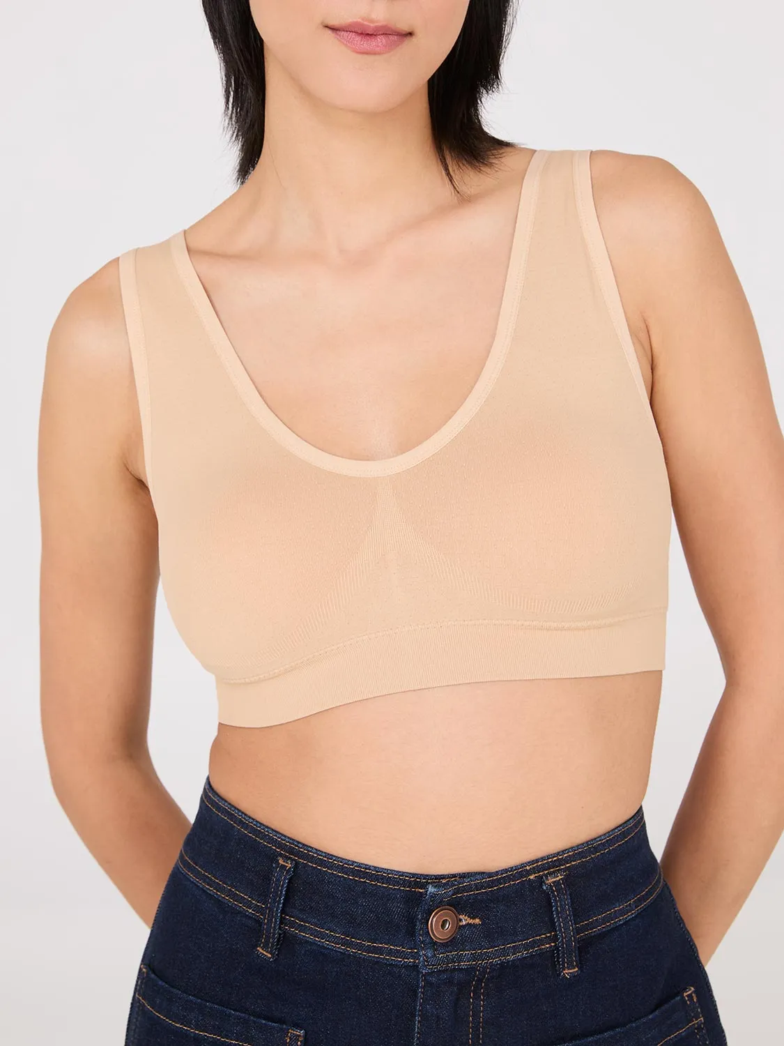 Microfiber Bralette sold by Suzy Shier product image thumbnail 3