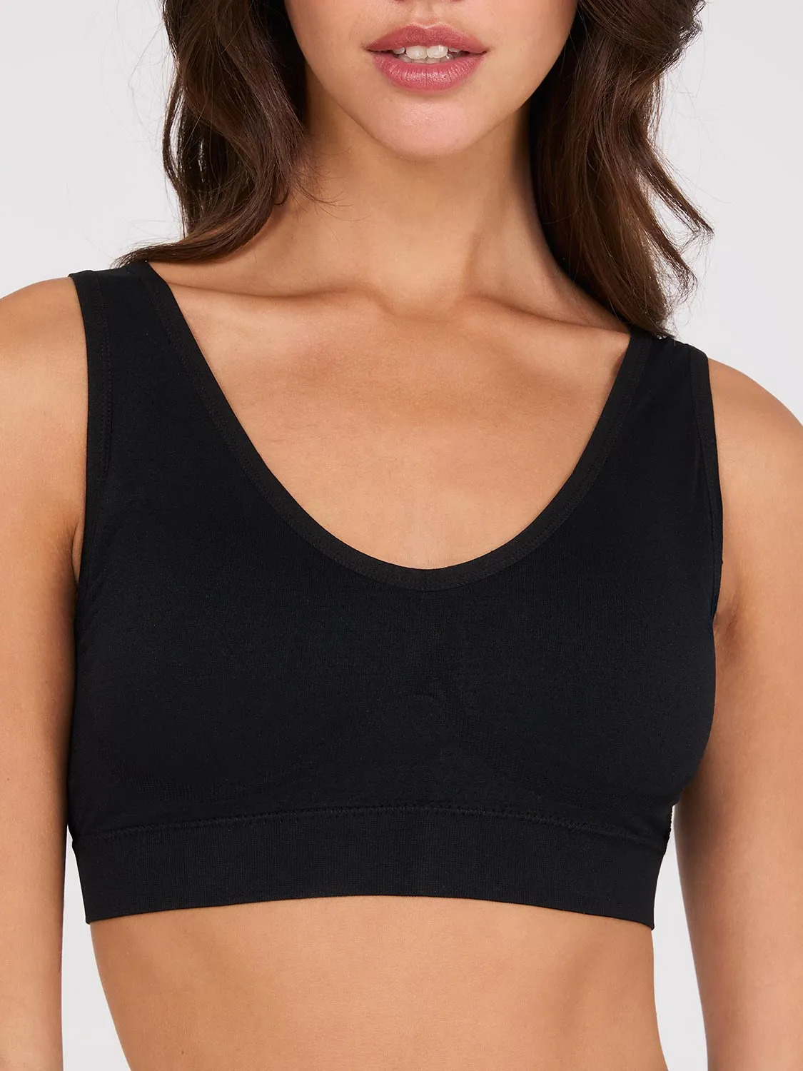 Microfiber Bralette sold by Suzy Shier product image thumbnail 2