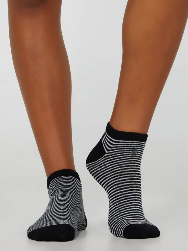 6-Pack Of Striped & Solid Mini Socks sold by Suzy Shier