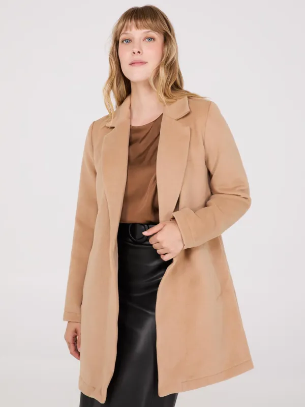 Brushed Open Front Car Coat sold by Suzy Shier