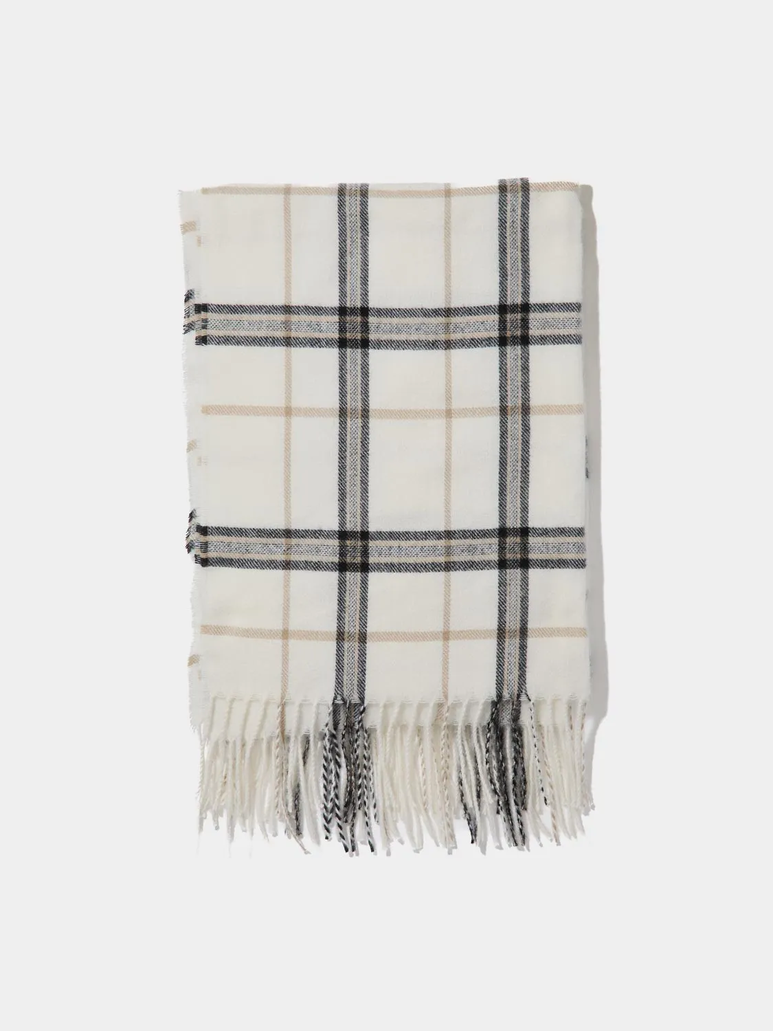 Soft Brushed Plaid Scarf sold by Suzy Shier