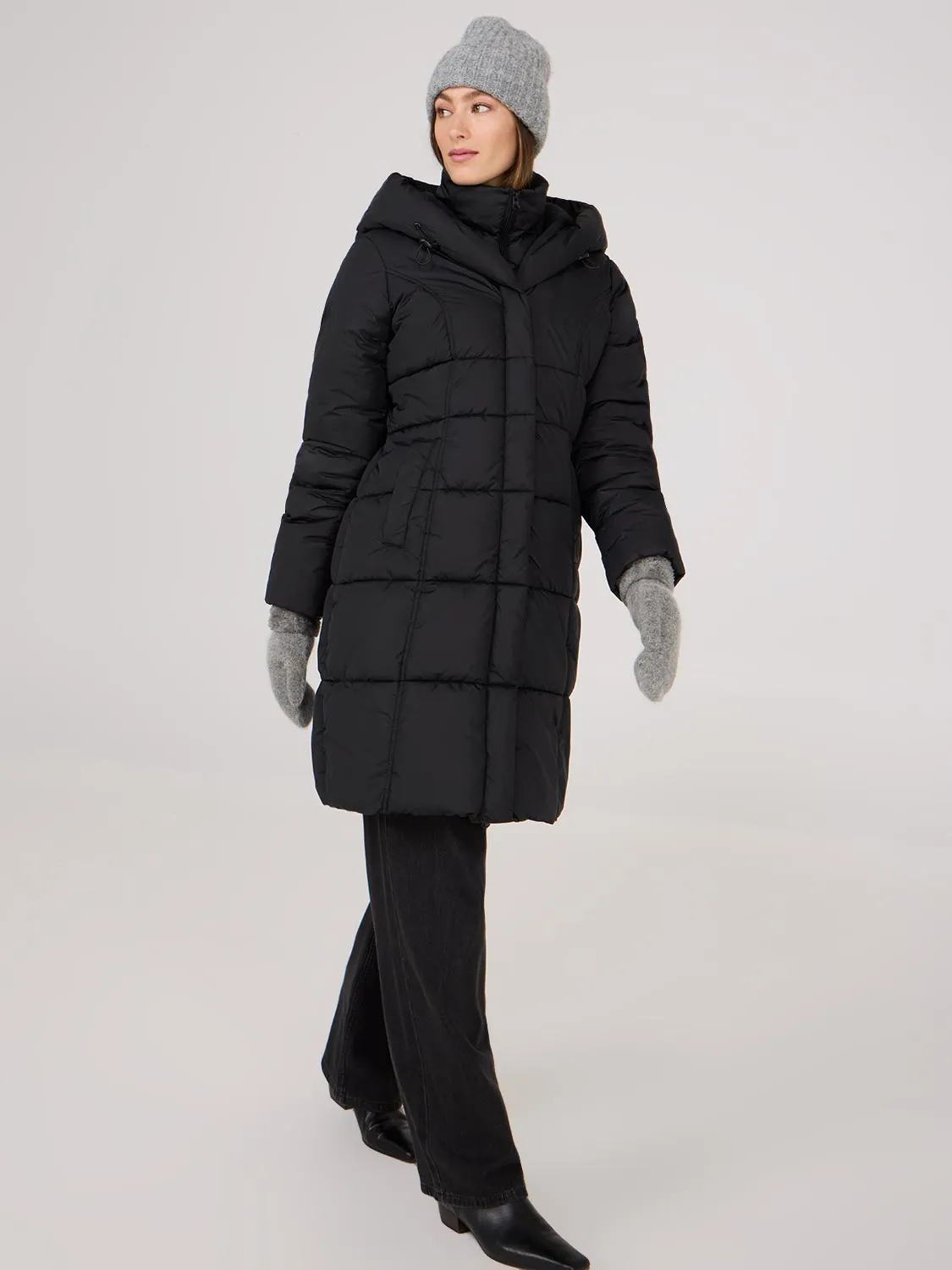 Mid-Length Fooler Puffer Jacket sold by Suzy Shier product image thumbnail 4