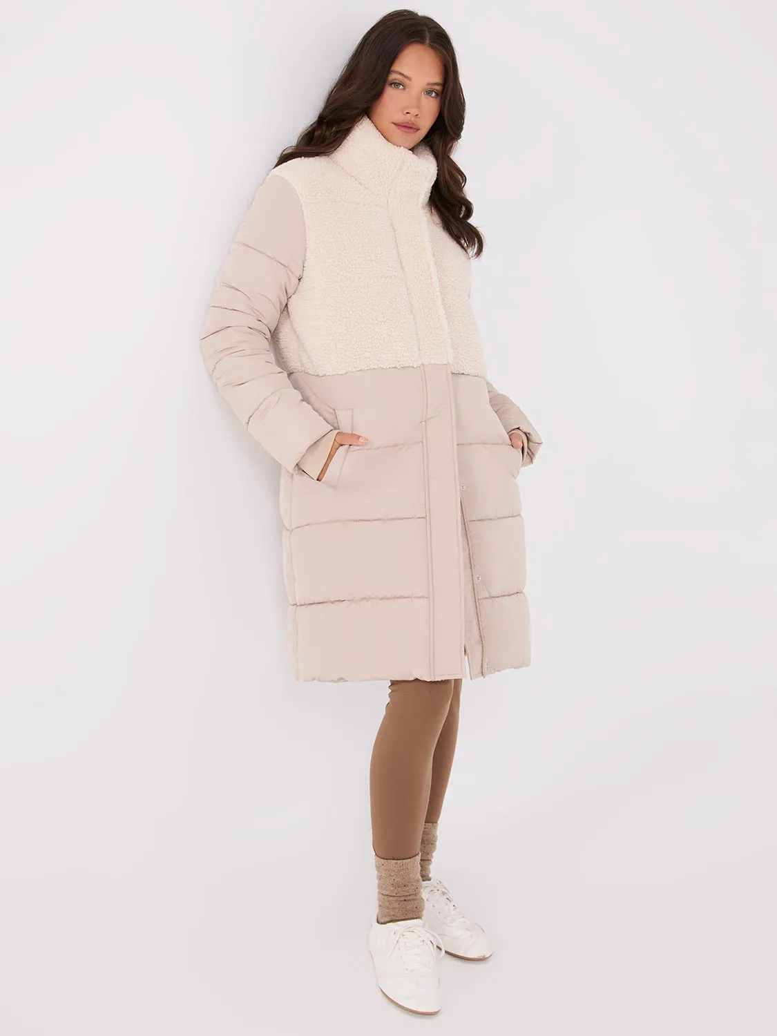 Shearling Puffer Jacket sold by Suzy Shier