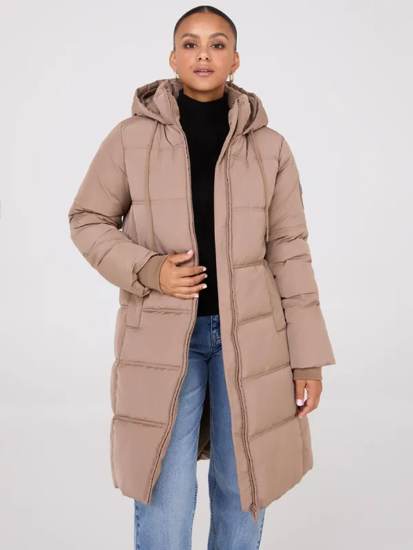 Long Puffer Jacket sold by Suzy Shier