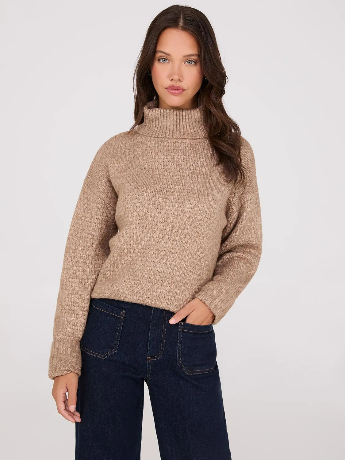 Melange Diamond Honeycomb Stitch Sweater sold by Suzy Shier product image thumbnail 2