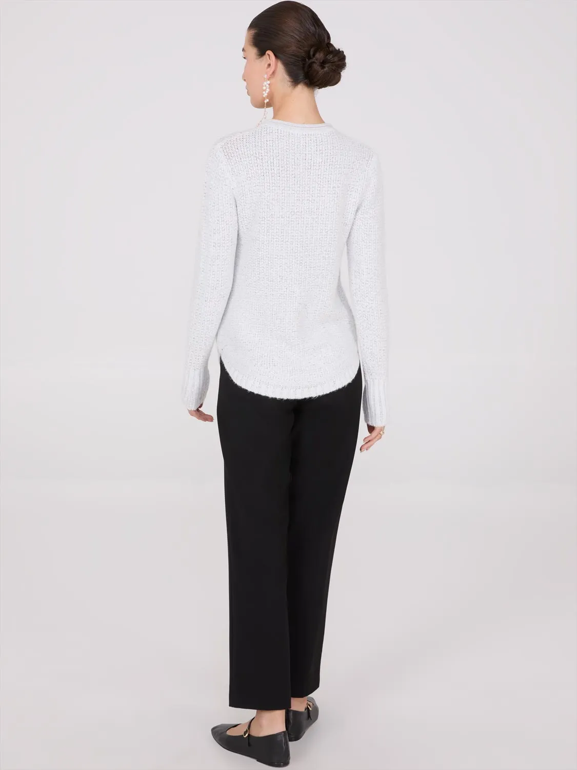 Long Sleeve Twisted Stitch Sweater sold by Suzy Shier product image thumbnail 4