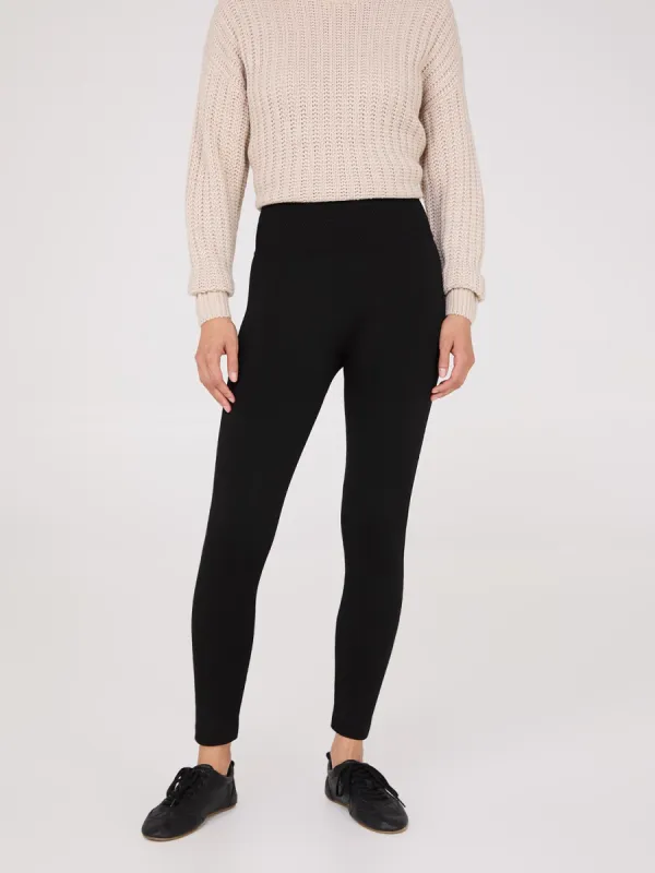 High-Rise Fleece Lined Seamless Leggings sold by Suzy Shier