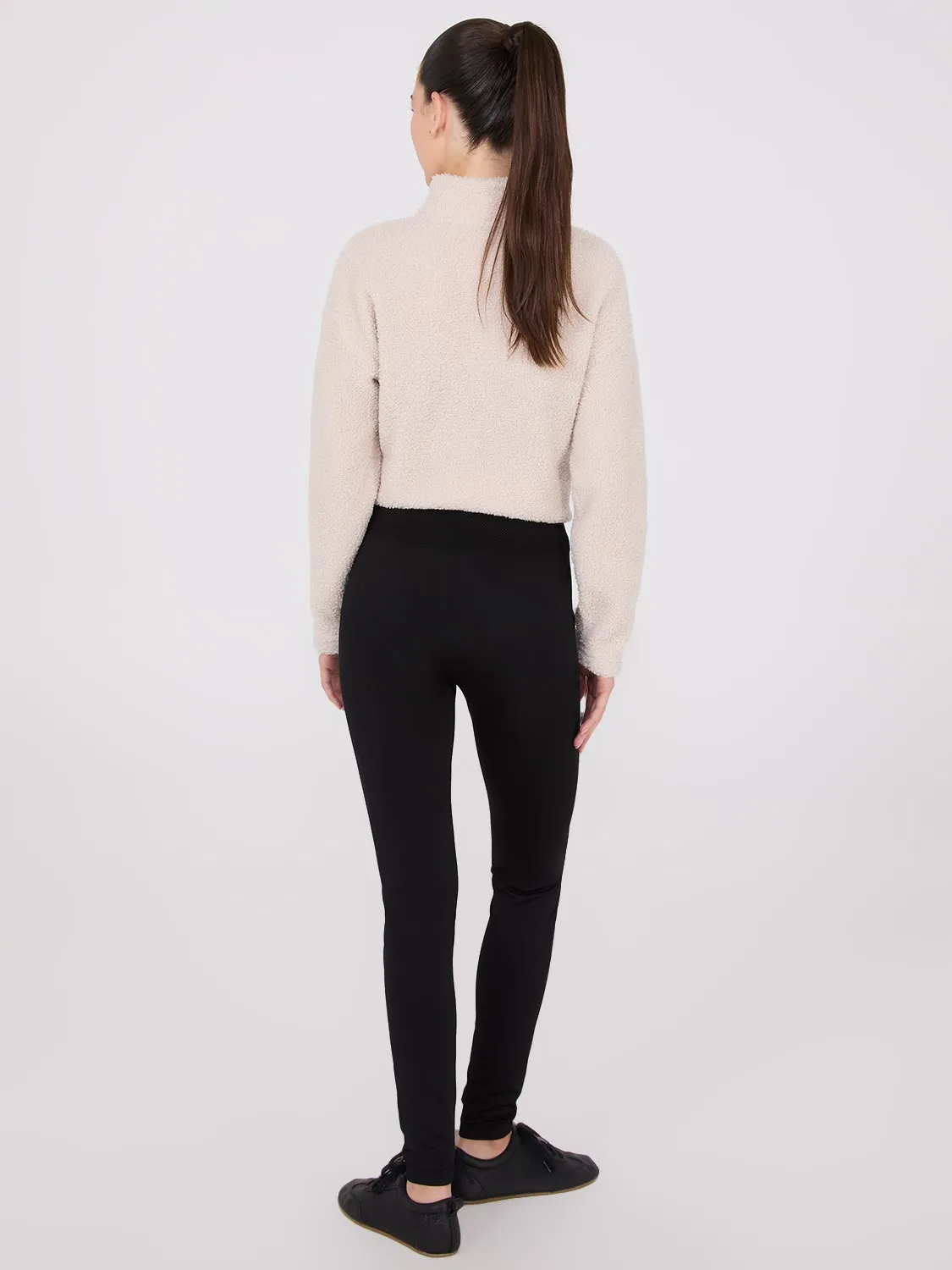 Seamless Leggings With Drawstring Waistband sold by Suzy Shier product image thumbnail 4