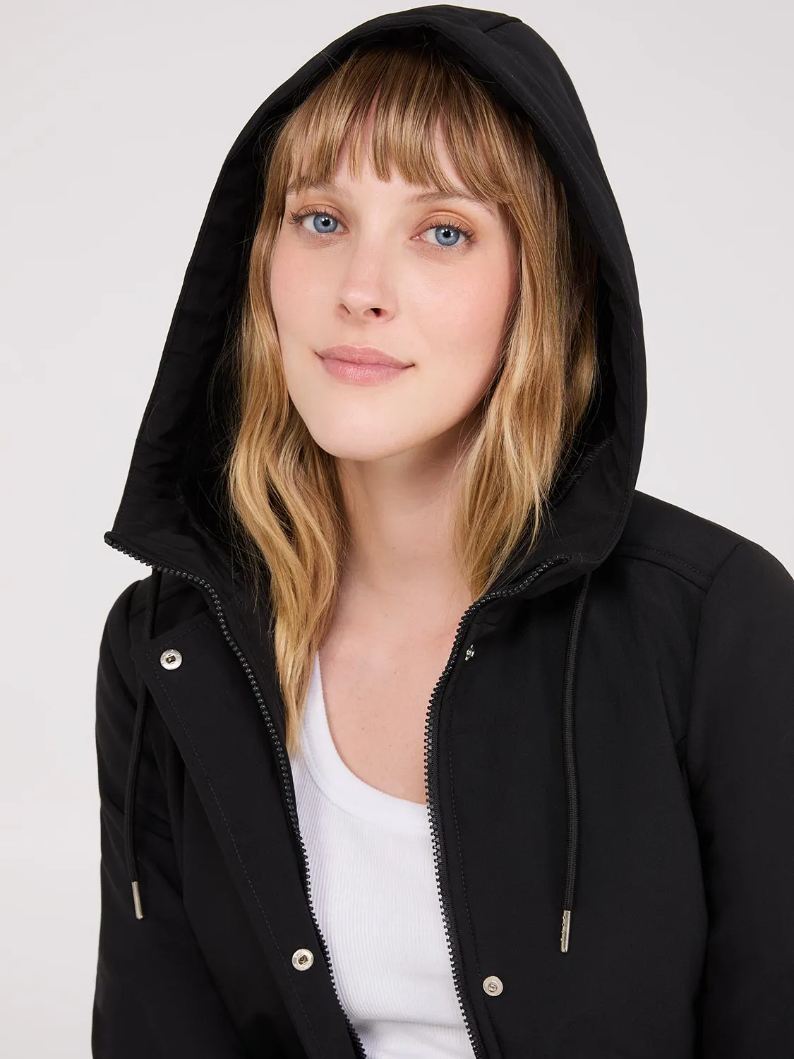 Softshell Hooded Jacket sold by Suzy Shier product image thumbnail 5