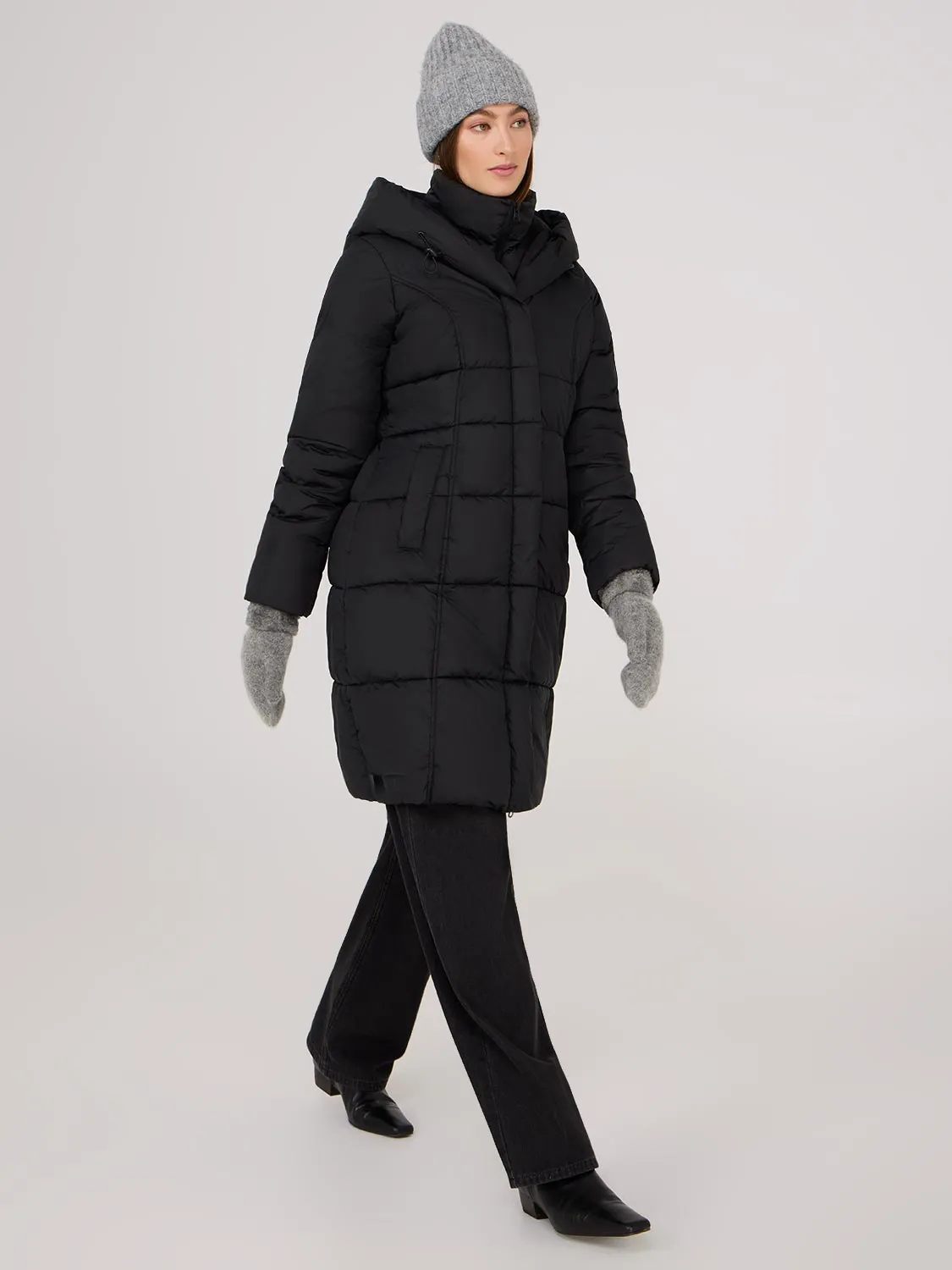 Fuzzy Mittens With Faux Fur Cuffs sold by Suzy Shier product image thumbnail 4