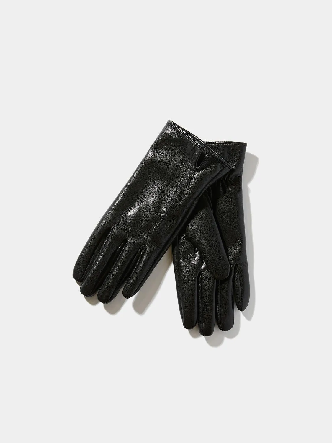Faux Leather Gloves sold by Suzy Shier