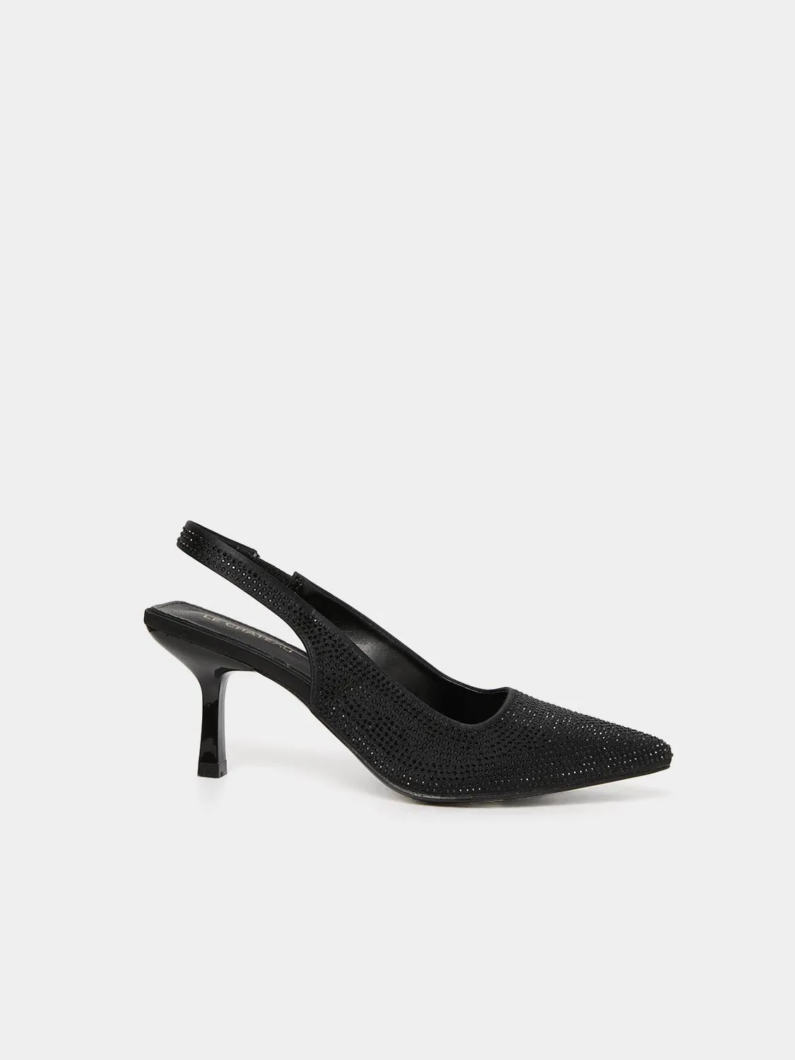 Pointed Toe Jewelled Slingback Pump sold by Suzy Shier