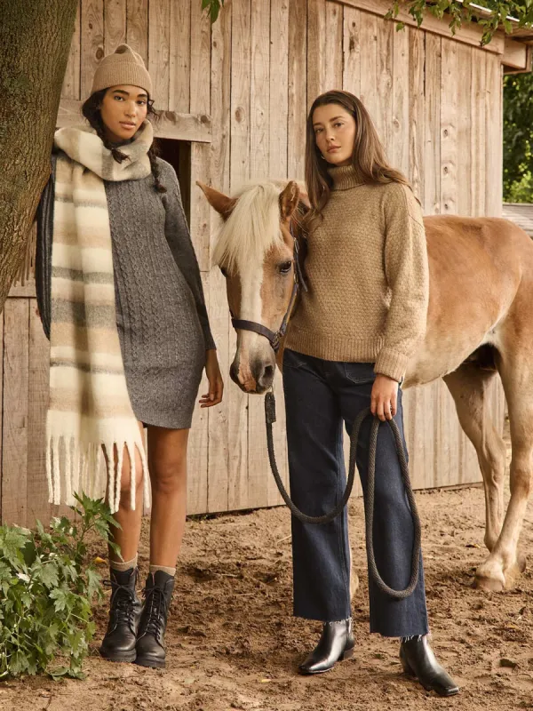 Wide-Leg Raw Edge Jeans sold by Suzy Shier