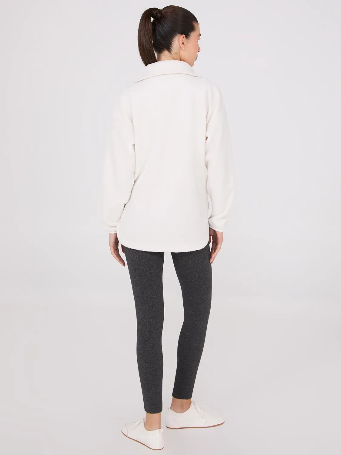 Zip-Front Sherpa Sweater sold by Suzy Shier product image thumbnail 5