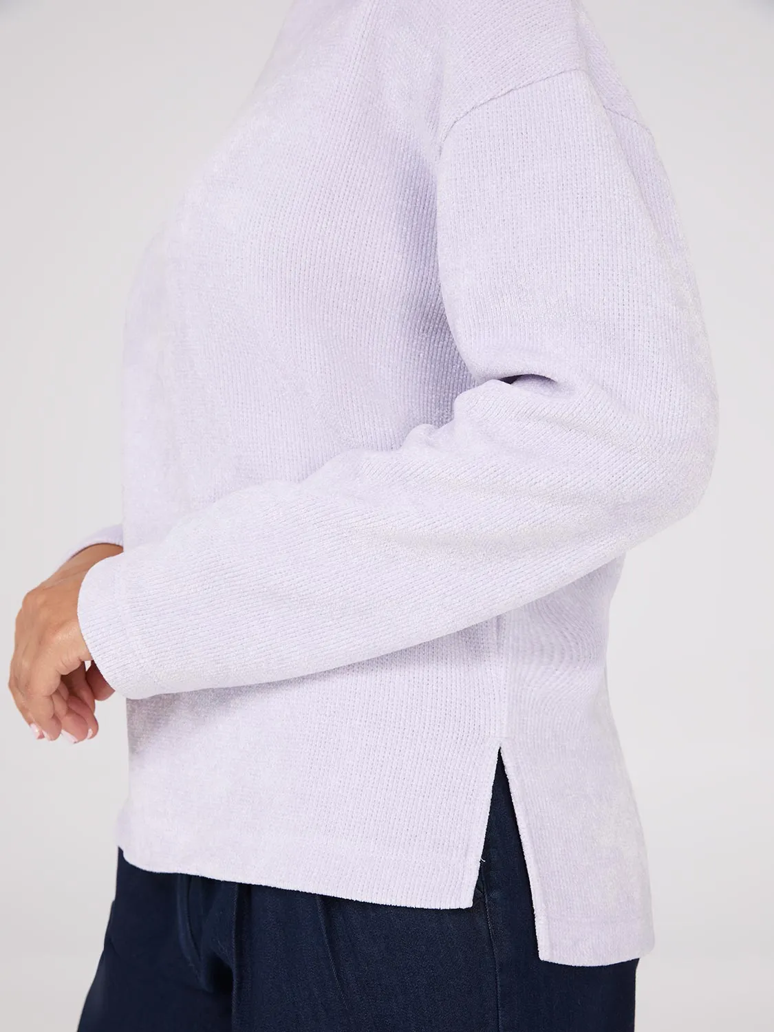 Drop Shoulder Chenille Top sold by Suzy Shier product image thumbnail 2