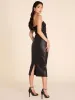 Strapless Faux Leather Midi Dress sold by Suzy Shier