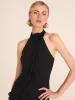 Halter Neck A-Line Mini Dress With Ruffles sold by Suzy Shier