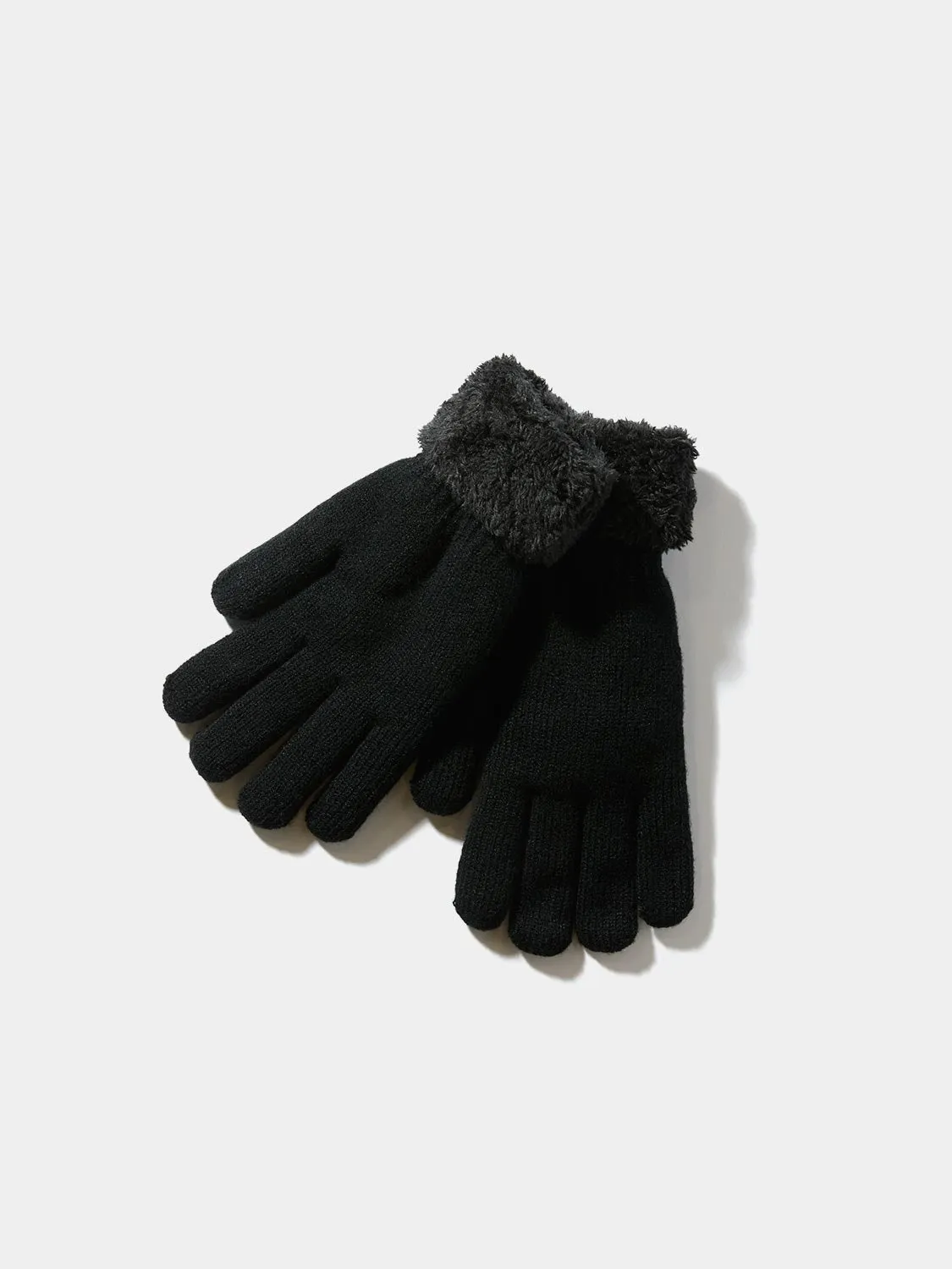 Black Metallic Fiber Gloves sold by Suzy Shier