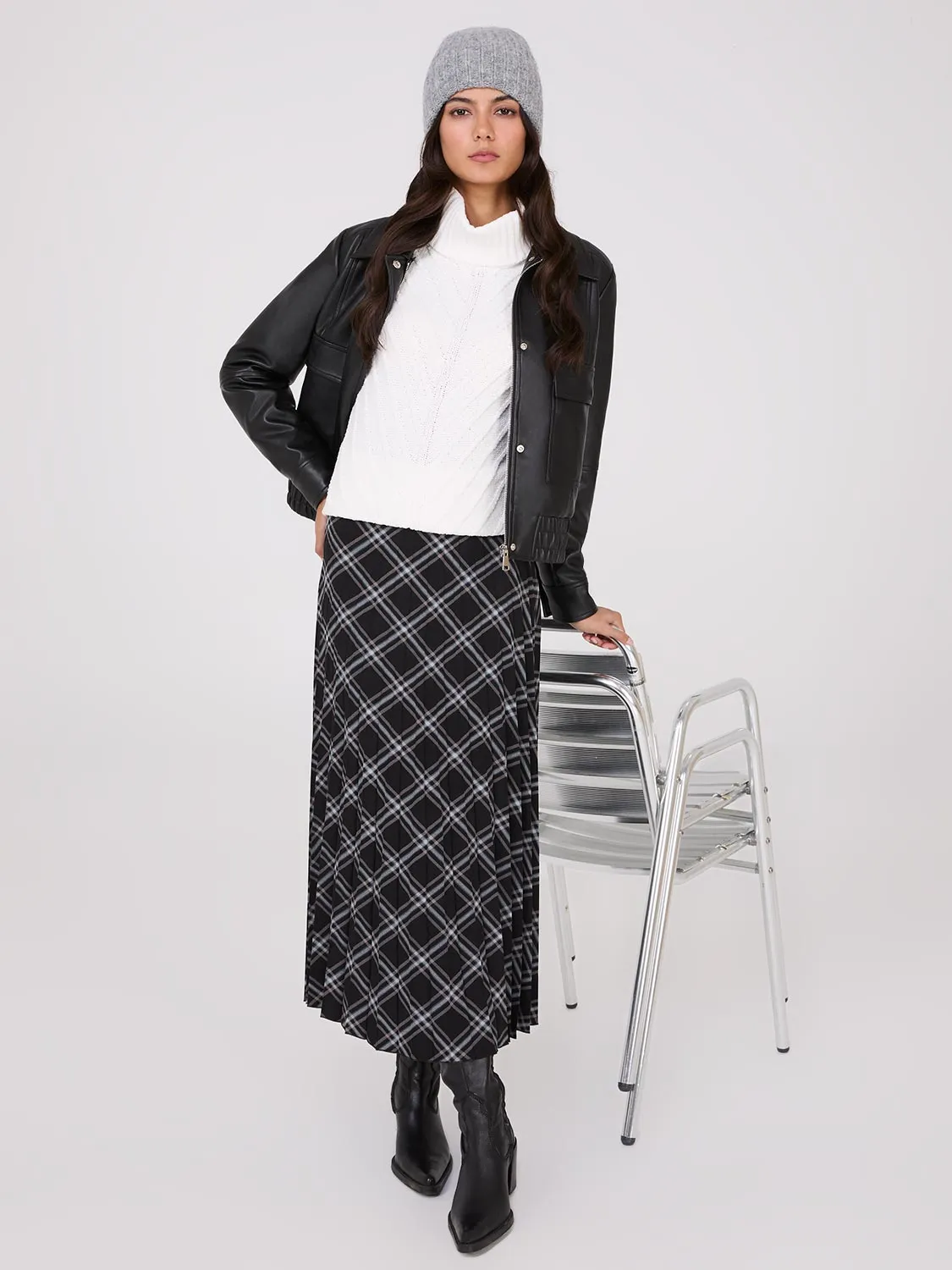 Cowl Neck Chenille Sweater sold by Suzy Shier product image thumbnail 3