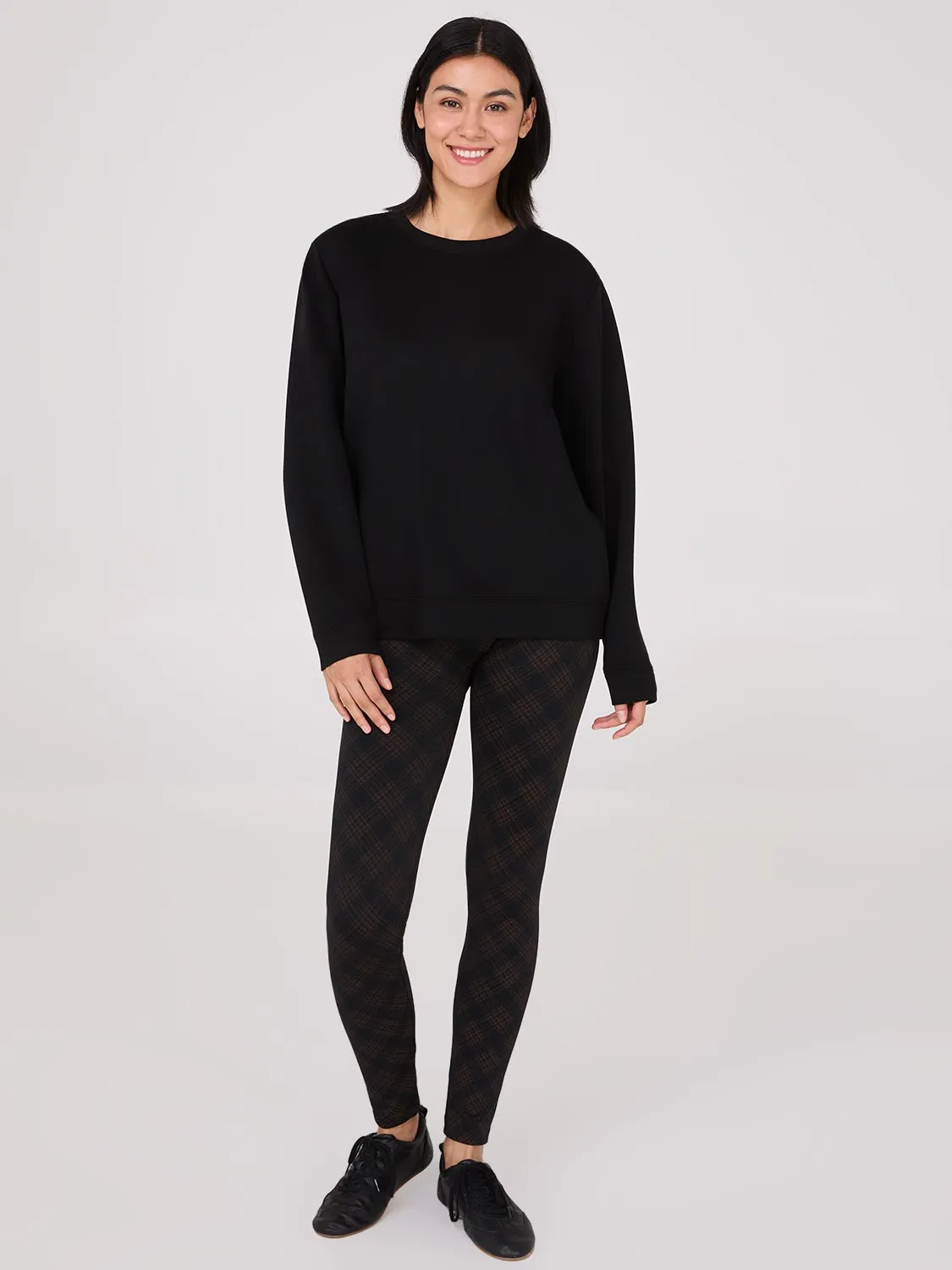 Plaid Print Fleece Lined Leggings sold by Suzy Shier