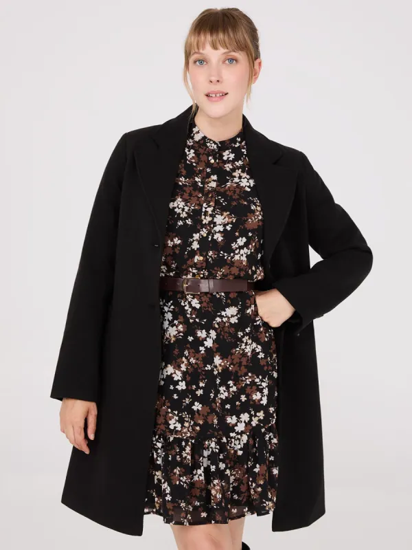 Single-Breasted Car Coat sold by Suzy Shier