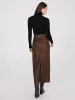Distressed Faux Leather Maxi Pencil Skirt sold by Suzy Shier