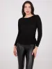 Sequin Boucle Peplum Top sold by Suzy Shier