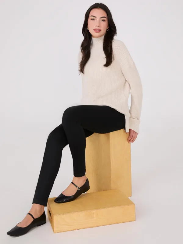 Embossed Herringbone Fleece Lined Leggings sold by Suzy Shier
