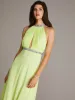Halter Top Chiffon Gown sold by Suzy Shier