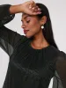Metallic Plisse Mesh Top sold by Suzy Shier