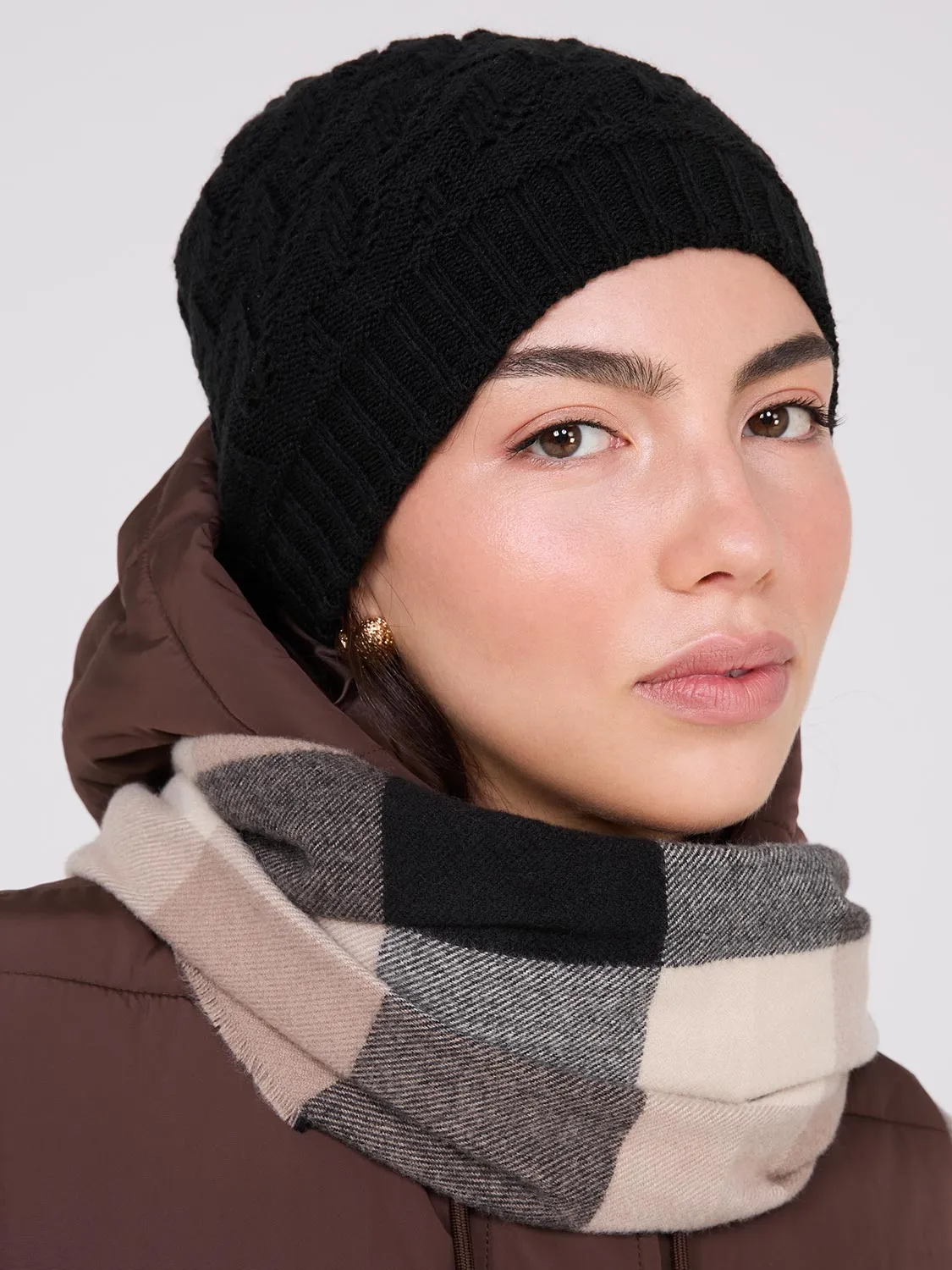 Knit Beanie sold by Suzy Shier