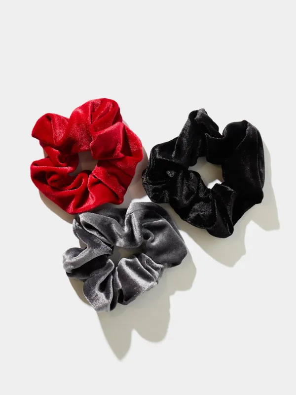 3-Pack Velvet Scrunchies sold by Suzy Shier
