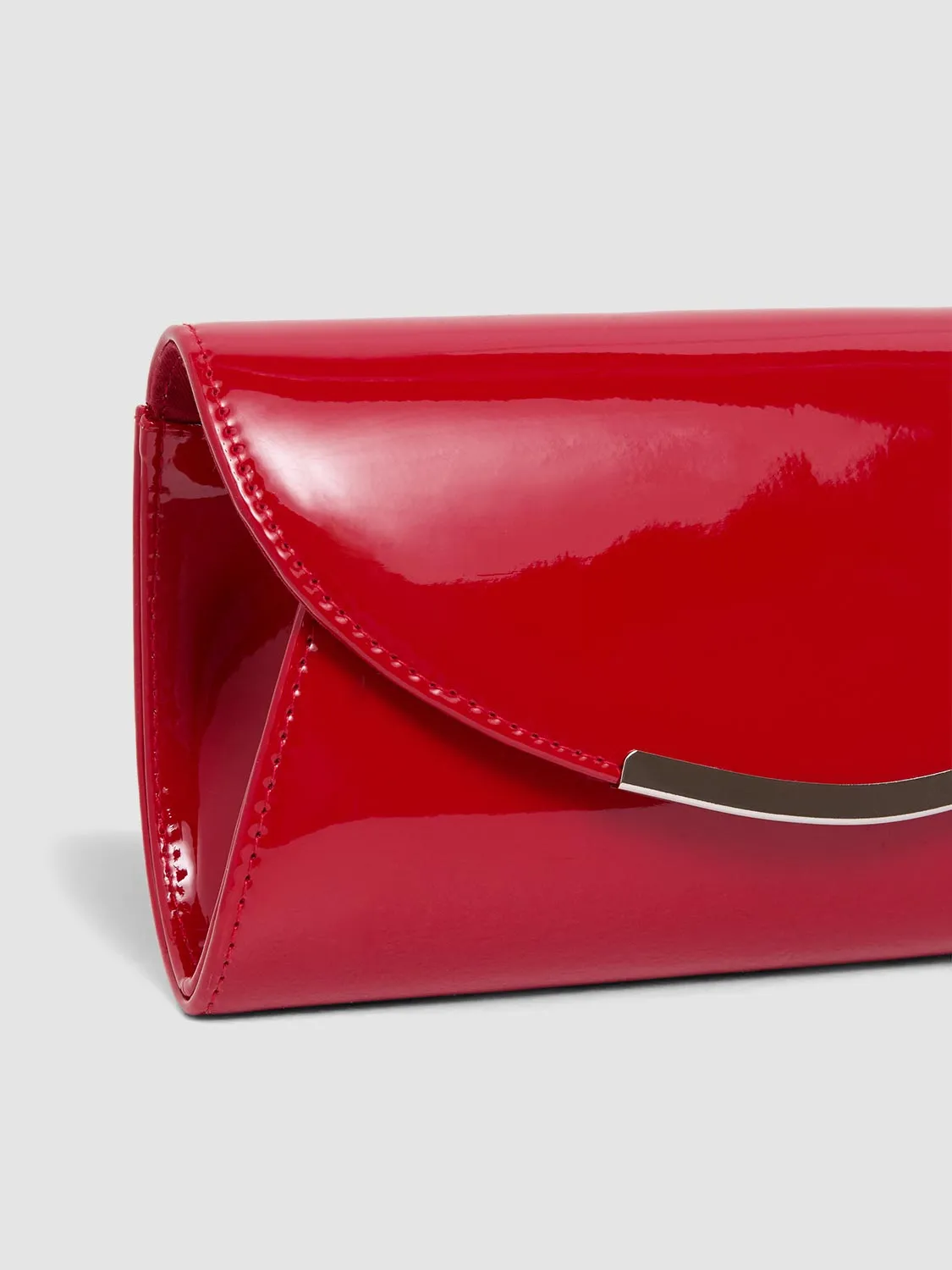 Patent-Leather Clutch sold by Suzy Shier product image thumbnail 2