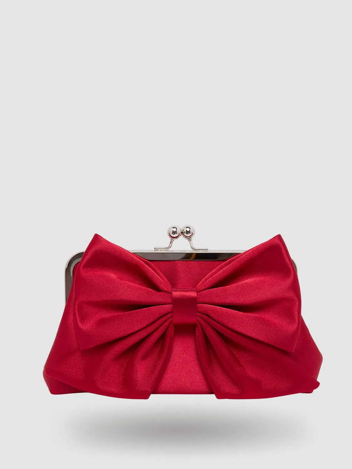Satin Clutch With Bow sold by Suzy Shier